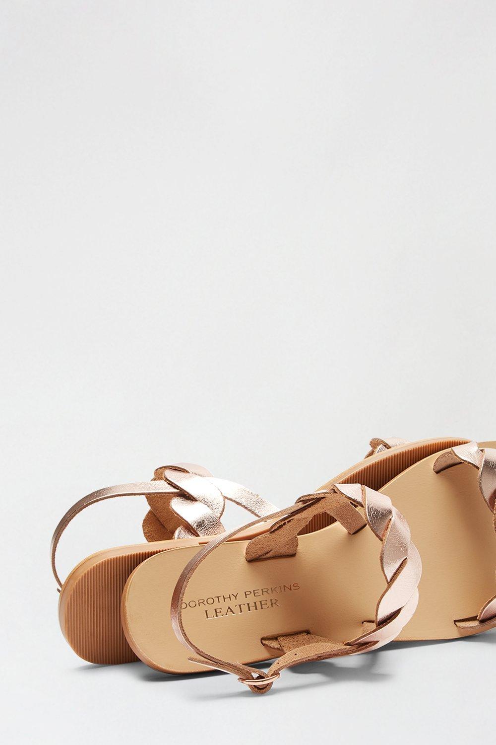 Dorothy perkins rose store gold sandals